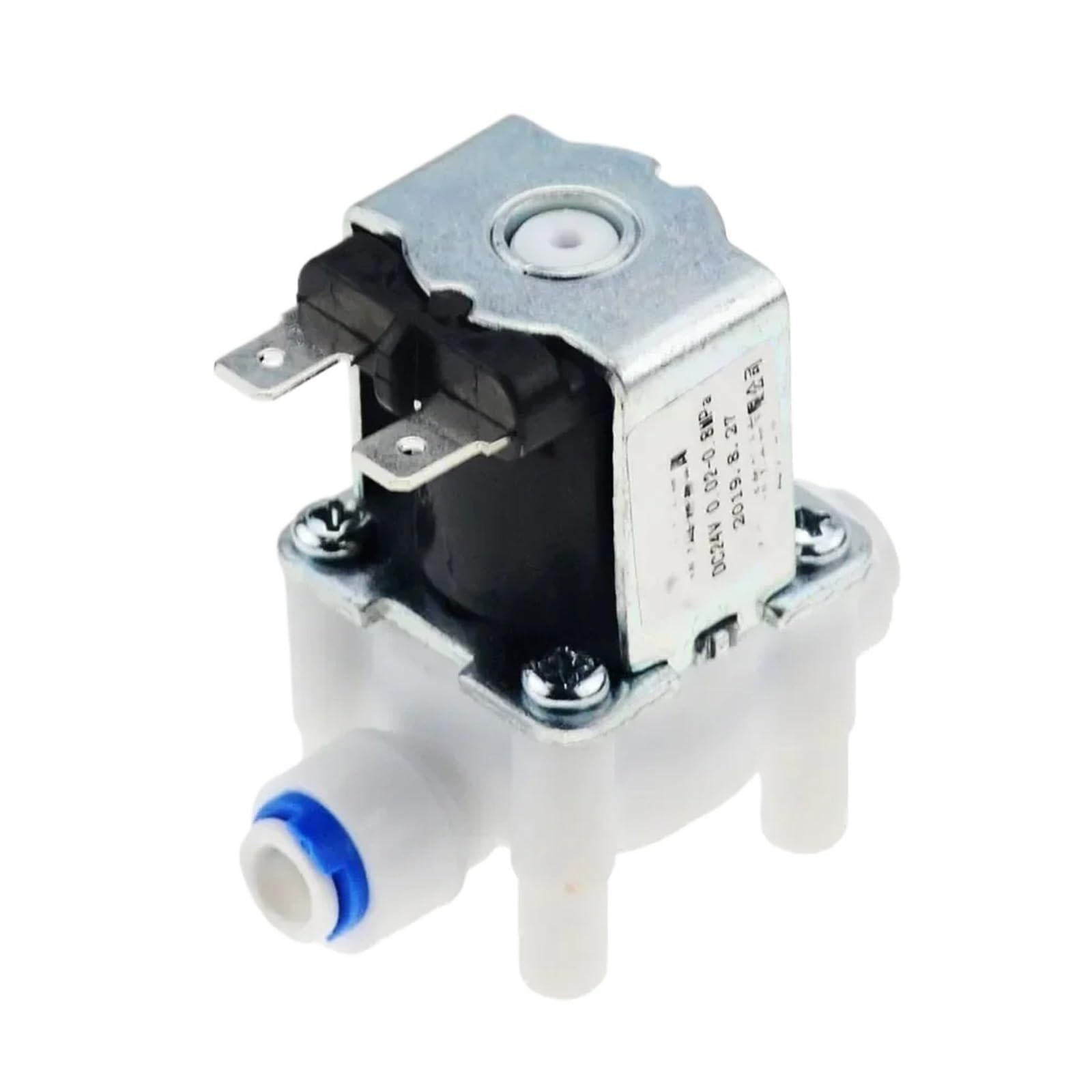 Électrovanne 1/4" normalement fermée anti-fuite interrupteur débit eau DC 12V
