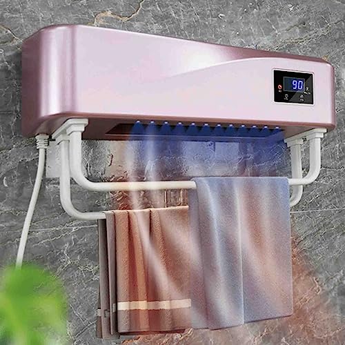 Chauffe-serviettes électrique portable intelligent et sèche-serviettes mural fixe