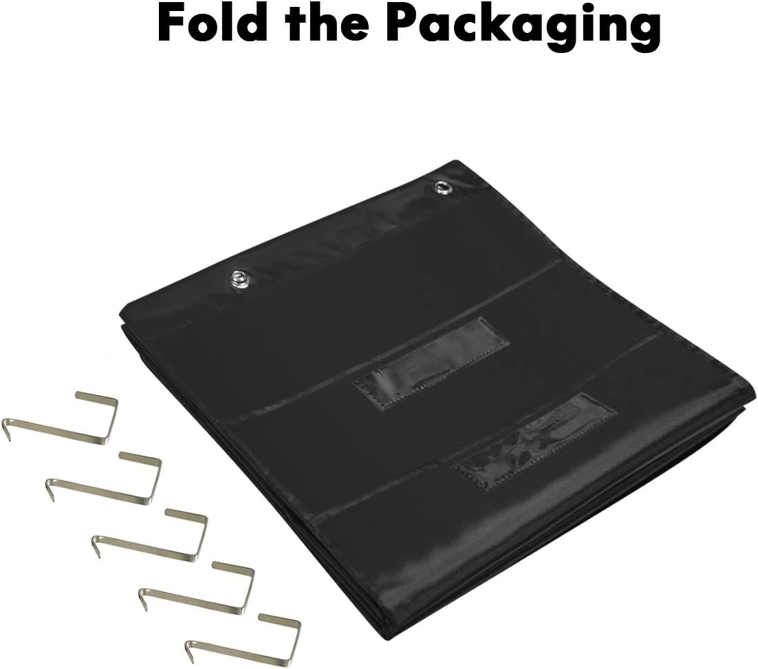 Eamay Hanging File Folder Organizer Wall Mounted - 20 Pockets and 6 Learning Tool Wall File Folders, Office Supplies File Document Organizer Holder Pocket Chart for Offices, Classroom or Home