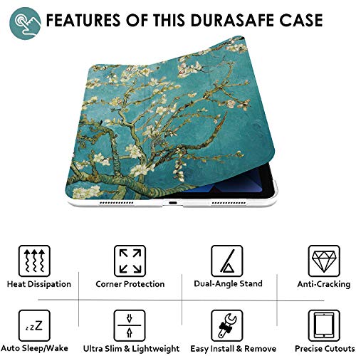 Image of DuraSafe Cases for iPad PRO 11 Inch 2 [ Pro 11 2nd 2020 ] Generation A2228 A2068 A2230 MY232HN /A MXDC2HN /A MXDE2HN /A MY252HN /A MXDD2HN /A Ultra Slim Smart Auto Sleep /Wake Printed PC Cover - Blossom