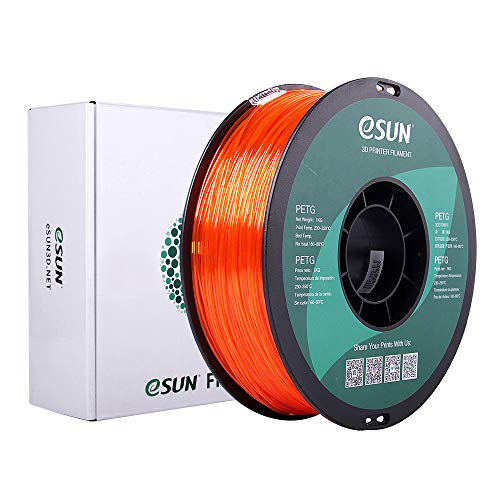 Filament PETG Orange 1,55 kg eSUN pour impression 3D stable