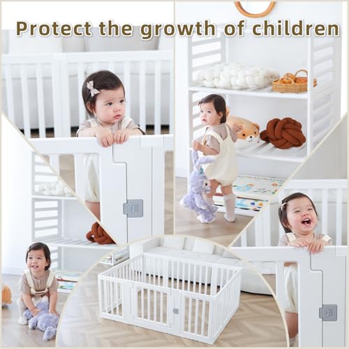 Gupamiga Laufstall Baby Laufgitter Baby Sicherheits-Aktivitätszentrum für drinnen oder draußen 150×110cm PLP-WL071-10