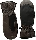 Edge Green Men's Deerskin Thinsulate Work Mitts, Brown, Medium
