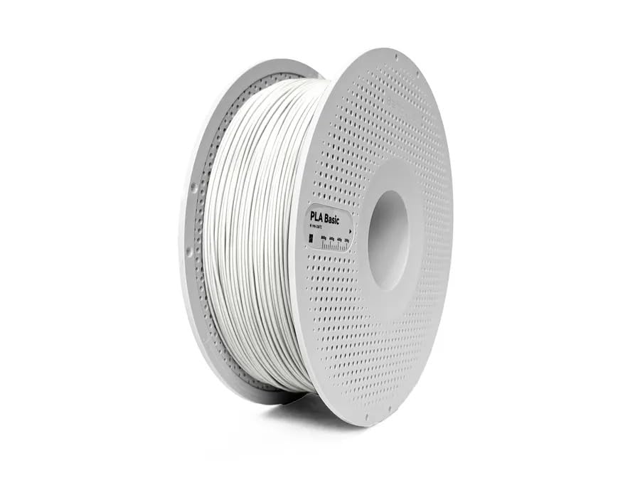 Image of 3IDEA Bambu Lab PLA Basic 3D Printing Filament - Jade White, Reusable Spool 1KG