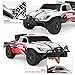 RC Car, Electric Remote Control Model Racing Car 1/18 Scale Off Road 2.4 Ghz Radio, Flexible 4WD High Speed Rc Truck, Best RC Trucks For Beginners, White