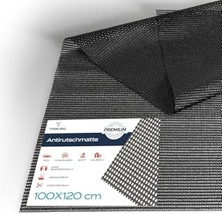 TRIBURG® Uniwersalna mata antypoślizgowa 120 x 100 cm, możliwość przycięcia i mycia  mata do bagażnika, dywan, podkładka antypoślizgowa, mata ochronna do bagażnika, mata antypoślizgowa do