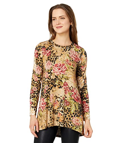Johnny Was Women's Vintage Rose Swing Tunic, Multi, X-Small #TOP27