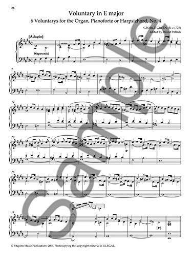 18th-century English Organ Music, Volume 4: A graded anthology (18th-century English Organ Music, 4) - Image 2