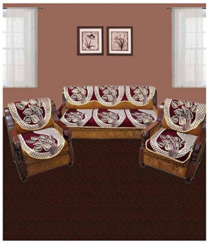 Ak Decor Store Cotton Sofa Cover and Chair Cover Set (Set of 6) Multi Ak Decor Store Cotton Sofa Cover and Chair Cover Set (Set of 6) Multi