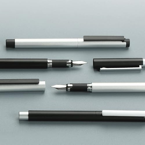 Miniatura 3 de LIOONS Pluma estilográfica para escritura de 0.020in, punta extrafina, bolígrafo de tinta de metal, bolígrafo de caligrafía, bolígrafo de escritura