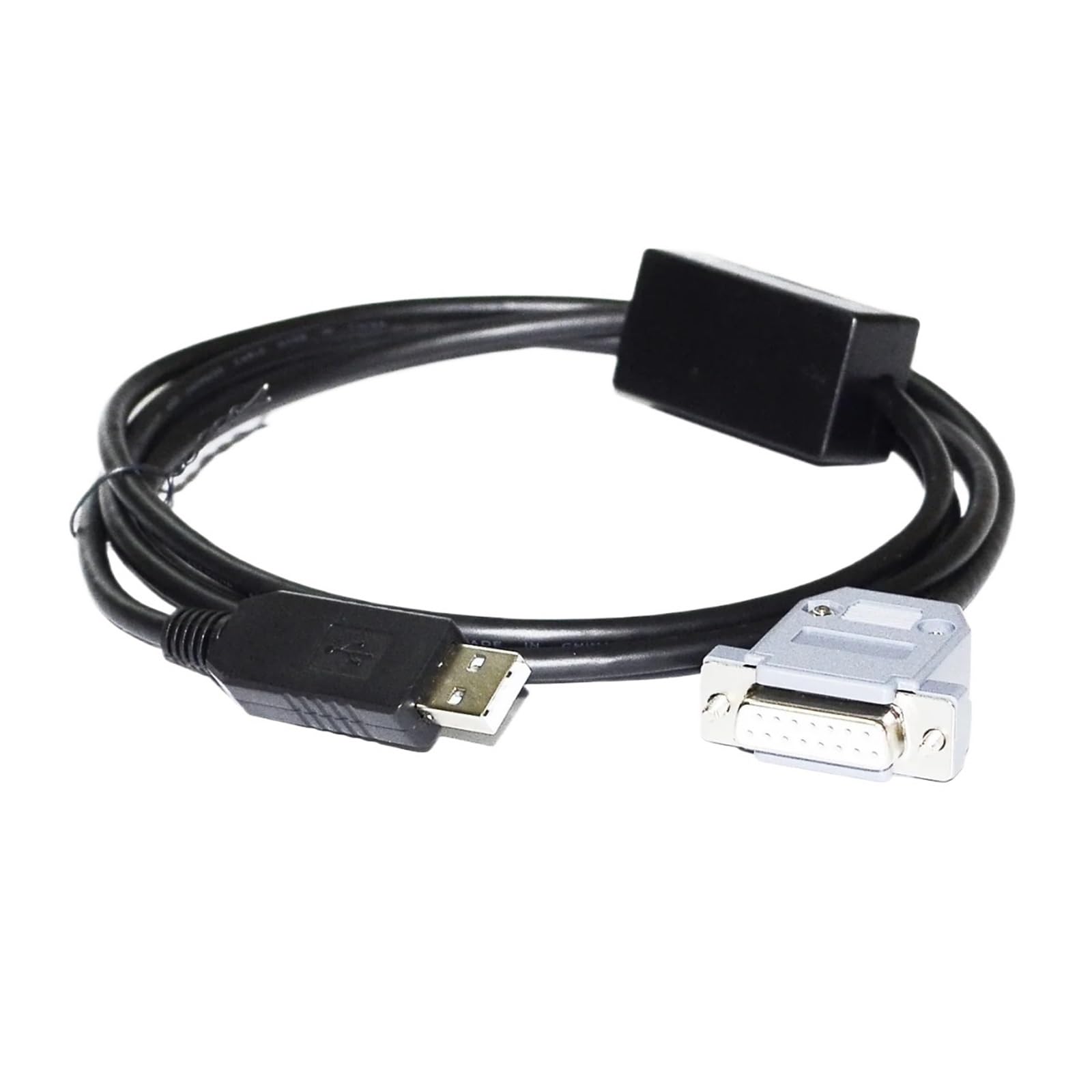 Câble de Communication série convertisseur USB vers DB15 Femelle 15 Broches FT232RL for Pompe à seringue PSD(3 Metre,RS485 Signal)