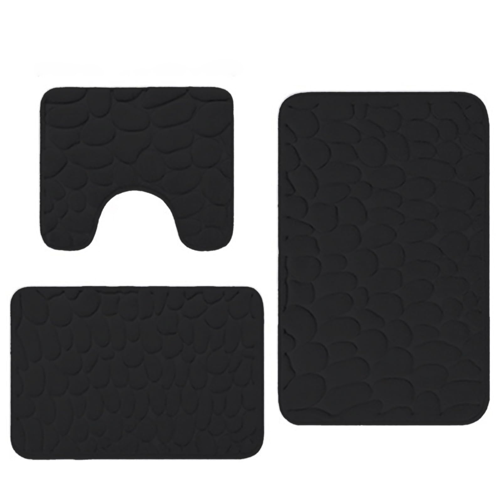 Tapis de douche antidérapant pour éviter les glissades ensemble de salle de bains