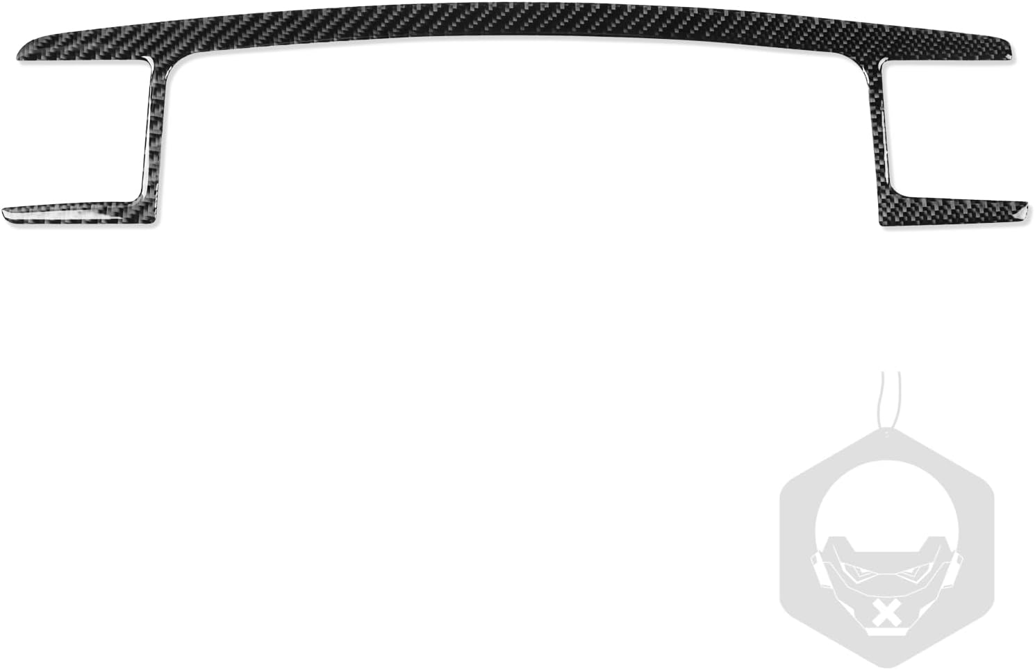 Black Real Carbon Fiber Car Dashboard Speedometer Control Frame Sticker Interior Accessories Compatible with Ford Mustang 3rd GT/LX/SVT Cobra 1987 1988 1989 1990 1991 1992 1993 Coupe Convertible