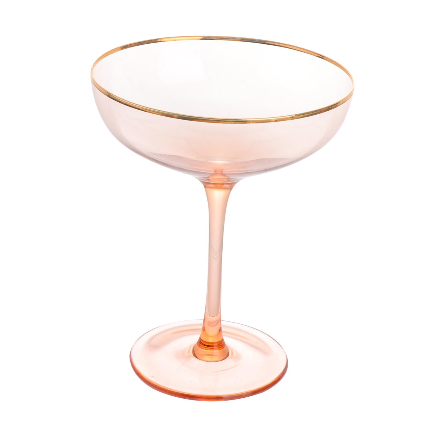 COLLBATH Unique Pink Cocktail Glass 1pc Creative Household for Mojito Wine Party Drinking Cup