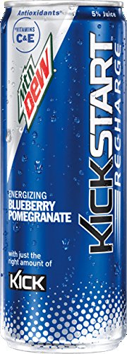 12 Pack - Kickstart Hydrating Boost - Energizing Blueberry Pomegranate + Energy Drink Outlet Sticker