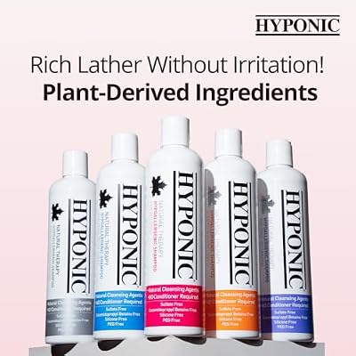 HYPONIC Hypoallergenic Premium Dog Shampoo - Deodorizing, Sensitive Skin, Detangling (All Breeds 10.1 oz)