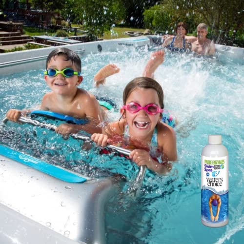 Waters Choice Complete Swim Spa Chemicals Starter Kit. The only Swim Spa Specific Product on The Market! 3 Months of Natural Safe Water Maintenance. Perfect for Swim Spas!