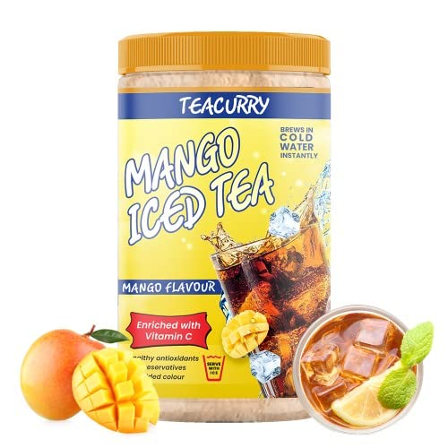 Mango Instant Iced Tea (160 Gram) No Artificial Flavor, No Chemicals Natural Refreshing