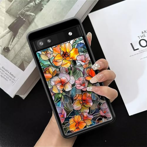Coque Google Pixel 7A CARLOCA fleurie en polycarbonate rigide - 2