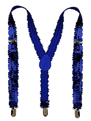 NYFASHION101 Unisex Elastic Adjustable Trouser Braces Y Back Suspenders