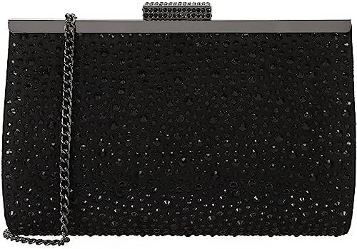 Crystal Rhinestone Evening Clutch Purse for Women, Frame Clutch H...