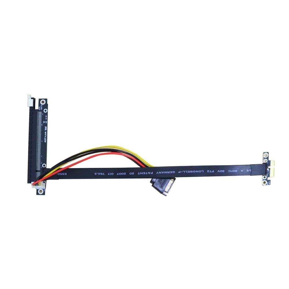 Amazon.co.jp: ADT-リンクGen3.0のPCIeライザーカード1倍から16倍アダプターUSB、ビットコインマイニングNVIDIA  AMDカード用のPCI-E X1 X16 GPUライザーアダプターは不要 (25cm) : パソコン・周辺機器