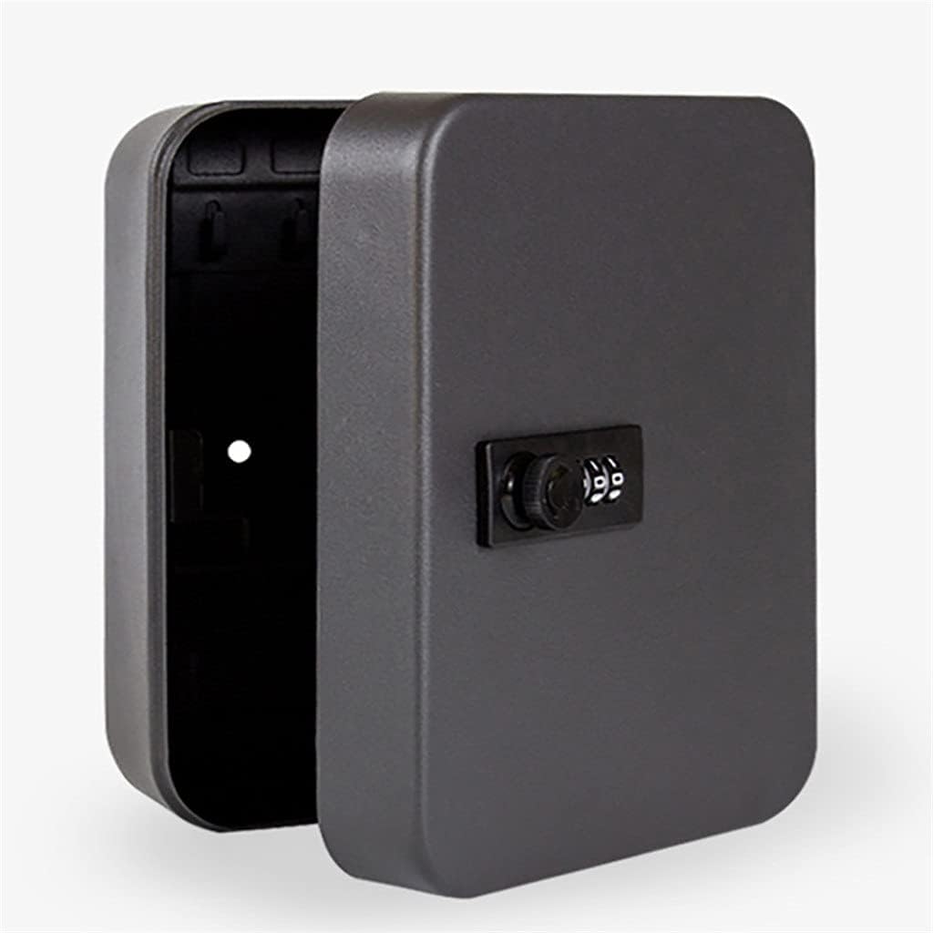 JSEIAJB Home Combination Lock Password Resettable Code Storage Cabinet Key Safe Box Car Indoor Outdoor Organizer Wall Mounted Metal