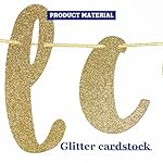 Welcome Gold Glitter Hanging Sign Banner - Reusable Decorations for First Day of School, Classroom, Wedding, Graduation, Home Decor - Image 4