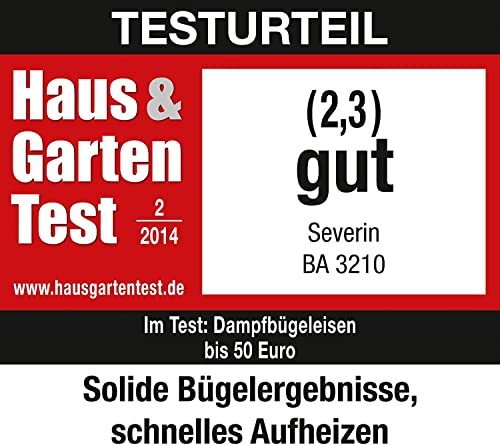 SEVERIN BA3210 Fer vapeur Semelle anti adhésive revêtement céramique - vue 9