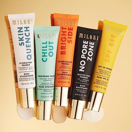 Milani Bright Side Primer For Makeup (1.0 Floz.)- Brightening Face Primer For Dewy Skin #TOP6