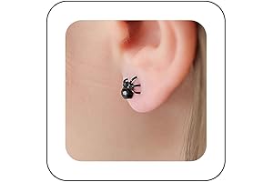 Gothic Spider Halloween Earrings