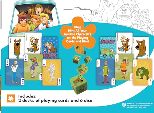 Set de Naipes Póker Scooby Doo 2-Pack con Dados miniatura 4