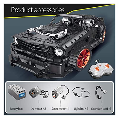 n.g. Home Decor 3168PCS RC Car Building Blocks Toy Kit Model Building Blocks Compatible Building Block RC Car Kit Led Light MOC Model Bricks Toys for Boys Children Hobbies – Bild 7