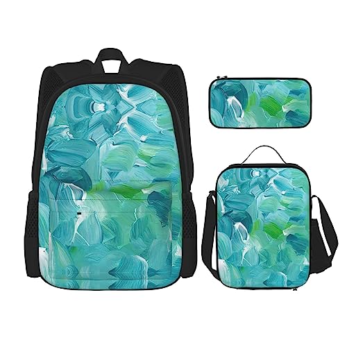 Sac à dos école bleu galaxie ergonomique pour soulager le dos des enfants