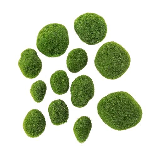 DECORNIJIA 12 Piezas Piedras Simulación con Realista para Decoración de Terrarios Acuarios y Plantas Adorno Natural Artificial para Hogar Oficina y Manualidades