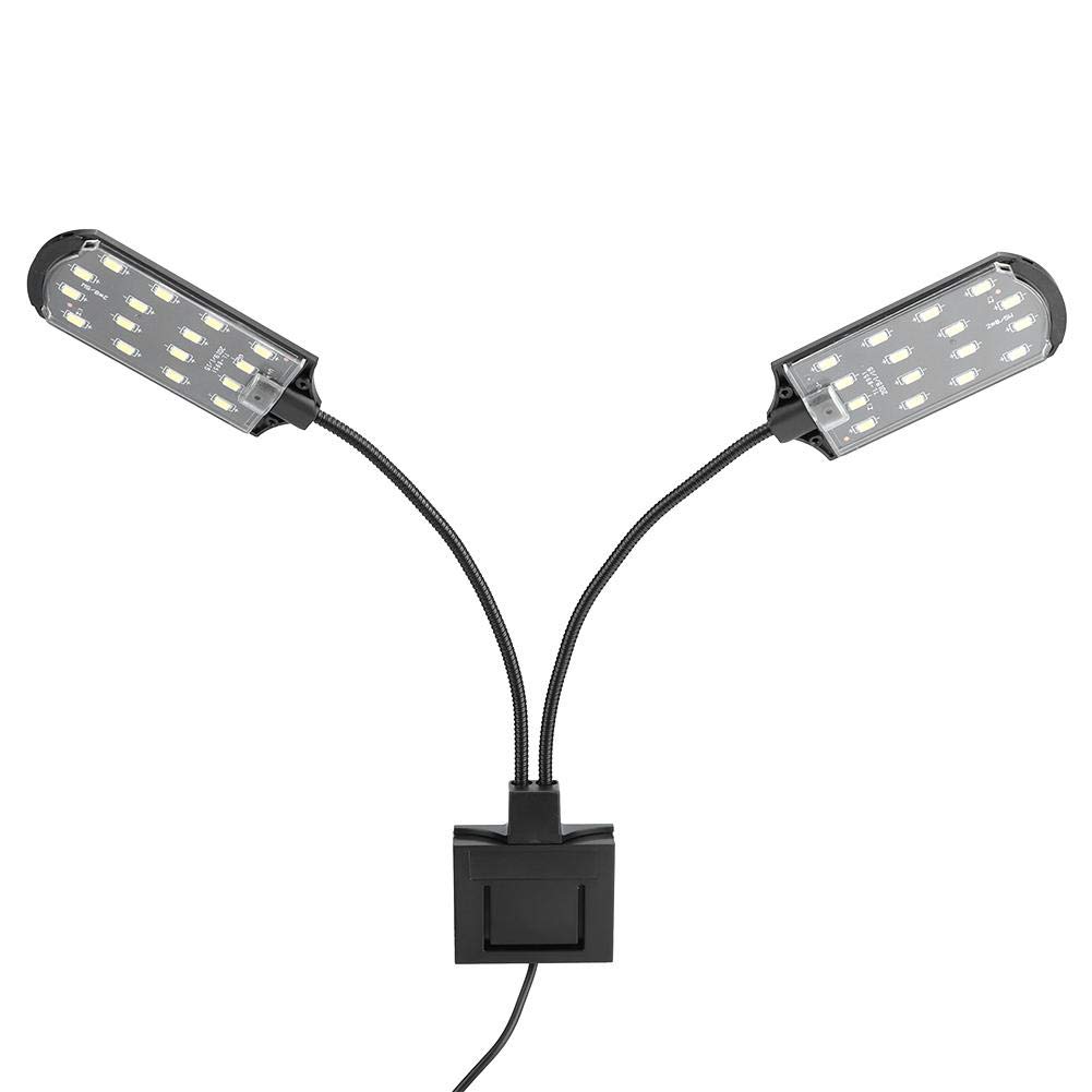 Luce per Acquario, Design con Fibbia Lampada a Doppia Testa dal Design Aperto per lampade da Tavolo temporanee per Illuminazione Interna