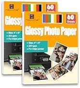 NICKANG 4x6 Photo Paper, Glossy Photo Paper 4x6, Photo Paper for Printer, Photo Printer Paper, Pi...