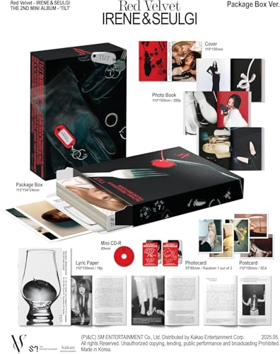Red Velvet IRENE & SEULGI TILT [Package Ver.] 2nd Mini Album + Extra photocards