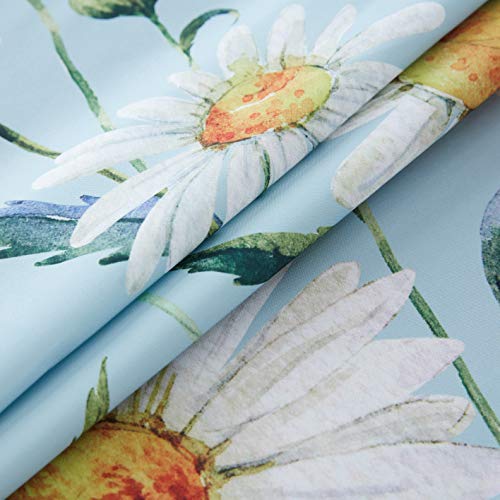 Wewoch Decorative Daisy Floral Print Rectangle Tablecloth Waterproof Rectangular Table Cloth Wrinkle Free And Stain Resistant Tablecloths For Kitchen And Dining Room( 60 X 104 Inch Rectangular) #TOP3