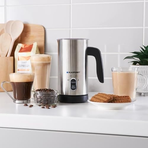 Stainless Steel Milk Frother with 500ml Capacity for Perfectly Frothed Beverages