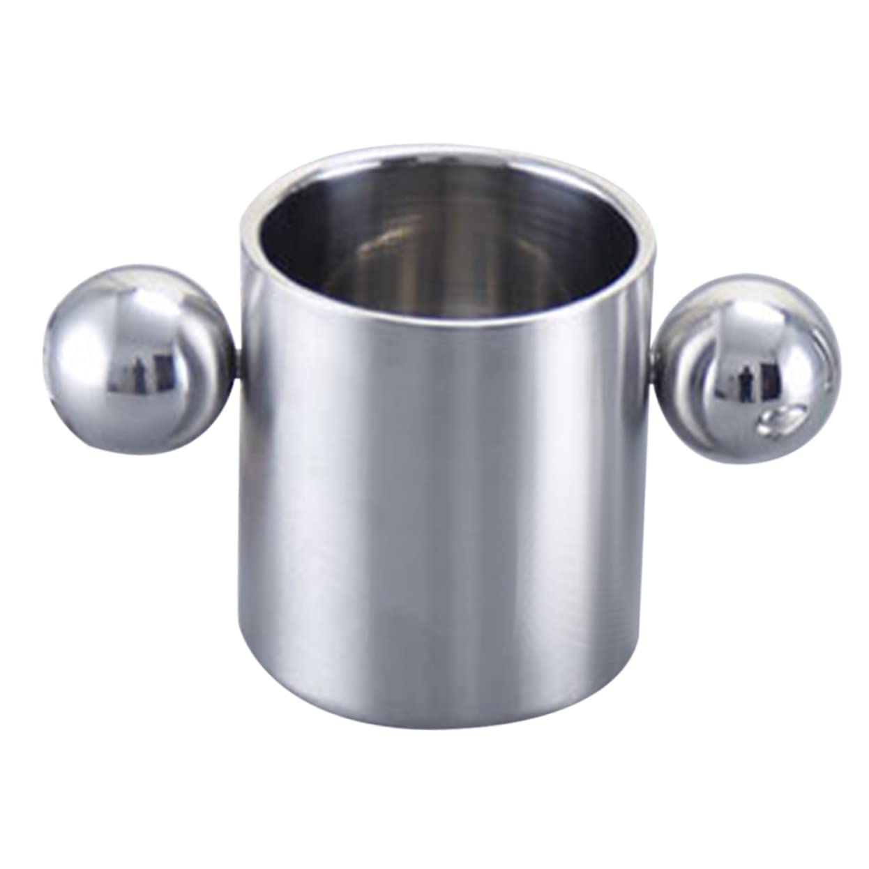 ABOOFAN 2St becher aus edelstahl Kaffeebecher Wassergläser Mehrzweck-Weinbecher Reisekaffeetassen Weingläser Espressotassen Blechbecher zum Trinken tragbare Tassen bequem Campingbecher