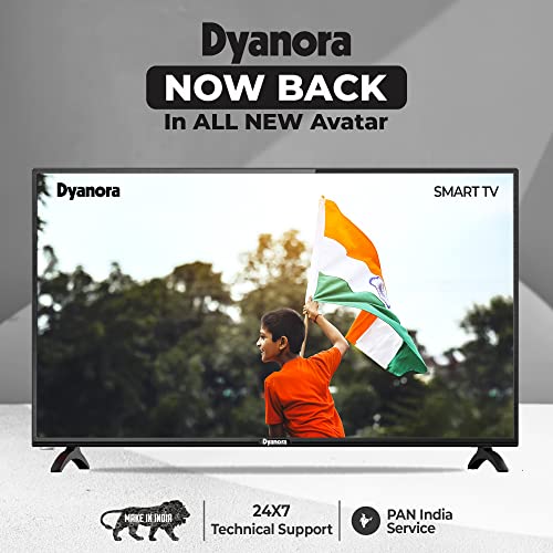 Image of Dyanora 109 cm (43 inch) Full HD LED Smart Android TV with Noise Reduction, Android 9.0, Voice Assistant, Powerful Audio Box Speakers (DY-LD43F2S)