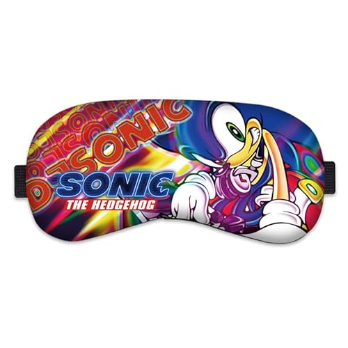 ソニックシリーズ アイマスク 睡眠用 男女兼用 可愛い 面白い 遮光 眼罩 安眠 快眠 キャラクターグッズ 不眠 昼寝 旅行 飛行機 光漏れなし 通気性 圧迫感なし 低反発素材 サイズ調整自由