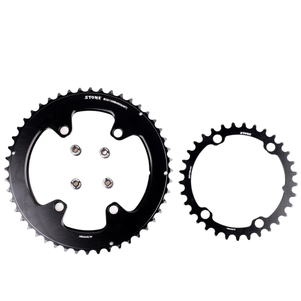 Platos para Bicicletas Plato Doble 110bcd for Rotor 4 Pernos Bicicleta de Carretera 52 36T 53 39T 54 40T 50 34T 46 32T 2X Unisex