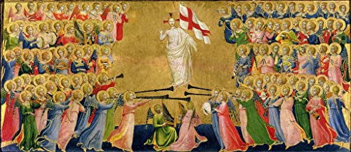 Impression d'art Fra Angelico : tableau haut de gamme Le Christ glorifié sur toile 60x90