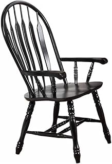 12 Black Apartment Living Room Ideas That Feel Chic 57 Retro Revival Comfort Back Dining Armchair with Sculpted Arms and Contou...