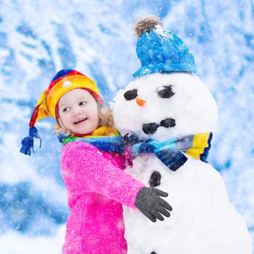 Image of ONESING 6 Pair Baby Gloves Toddler Gloves Toddler Winter Gloves Kids Gloves Winter Stretchy Knit Gloves for Kids Boys Girls