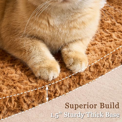 Torre moderna para gatos interiores 37 pulg con rascador miniatura 6