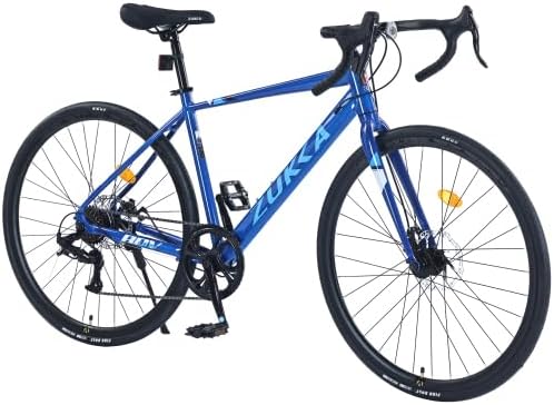 700C Road Bike,7 Speed Road Bike, for Men Women,Aluminum Alloy Frame