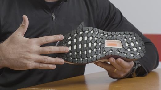 Amazon.com | adidas mens Ultraboost 20,Black/Black/Signal Orange,7.5 M US |  Road Running